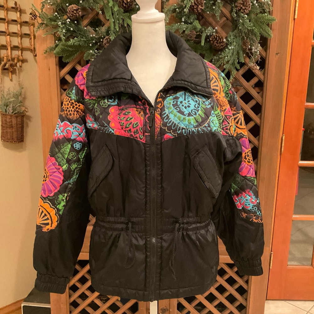Vintage 80s Snuggler snow Jacket Kaelin Womens Size 6 jacket adjustable waist